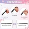 2 Pack Lipstick Brush Retractable Lip Brushes with Cap, Lip Liner Brush Applicator for Women Girls Lipsticks, Lipgloss, Eyeshadow view 2