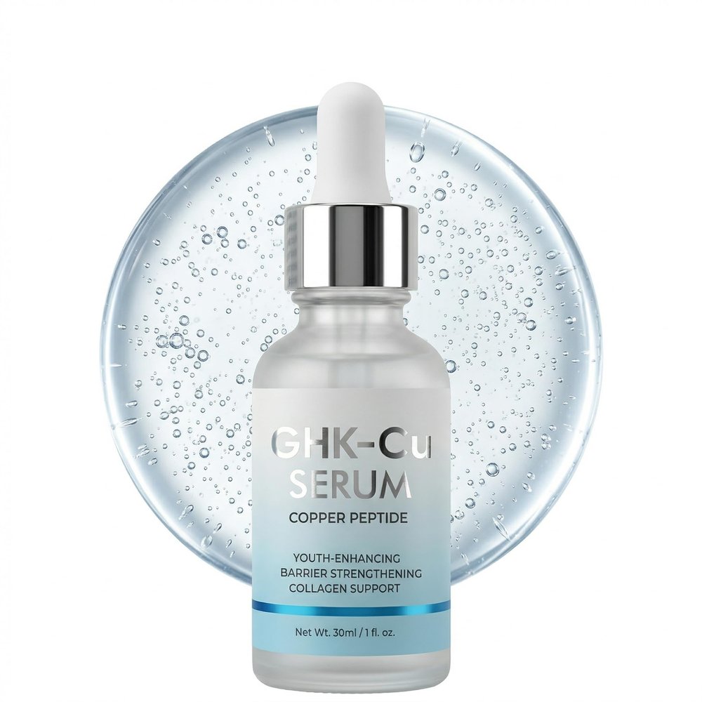 Copper Peptides Serum for Face, 1 Fl Oz GHK-Cu Peptide