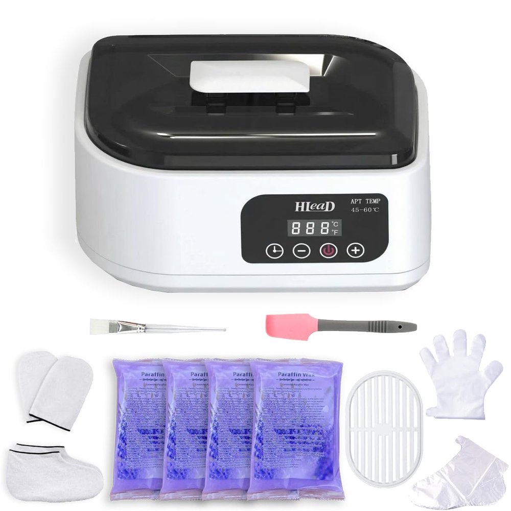 Paraffin Wax Machine for Hand and FeetTouchscreen Paraffin Wax Warmer with Wax Moisturizing Paraffin Spa Wax Bath Kit, Large Capacity at Home for Smooth and Soft Skin