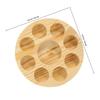 GANAZONO Essential Oil Bottle Organizer Box Slot round Tray Holder for Perfume and Nail Oil Storage Glass Bottle Display Stand Compact Container for Desktop and Workbench Use view 2