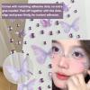5 Sheets Colorful Butterfly Face Gem Stickers for Crafts Glitter 3D Stickers for Scrapbooking Face Gems for Women Sticker Self Adhesive Rhinestones Sticker Jewels Scrapbook view 3