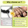 Deep Wave Feather Crochet hair for Black Women 18 Inch Pre-Separated Synthetic Miracle Knots hair 40 Strands Invisible Crochet Curly Braiding Bundles(P4/30) view 4