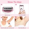 4 in 1 Women Electric Shaver Kit, USB Rechargeable, Face and Body Hair Removal, Eyebrow, Nose Trimmer for Legs and Armpits view 2