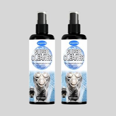 wupeieu 120ml Razor Cleaning Liquid Compatible With Panasonic Xtra ES LS LM RC LT73 Series, Cleans Your Shaver For Optimal Hygiene(2 pcs)