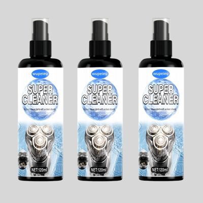 120ml Razor Cleaning Liquid Compatible With Braun S3 S5 S6 S7 S8 S9 CT Series, Cleans Your Shaver For Optimal Hygiene(3 pcs)