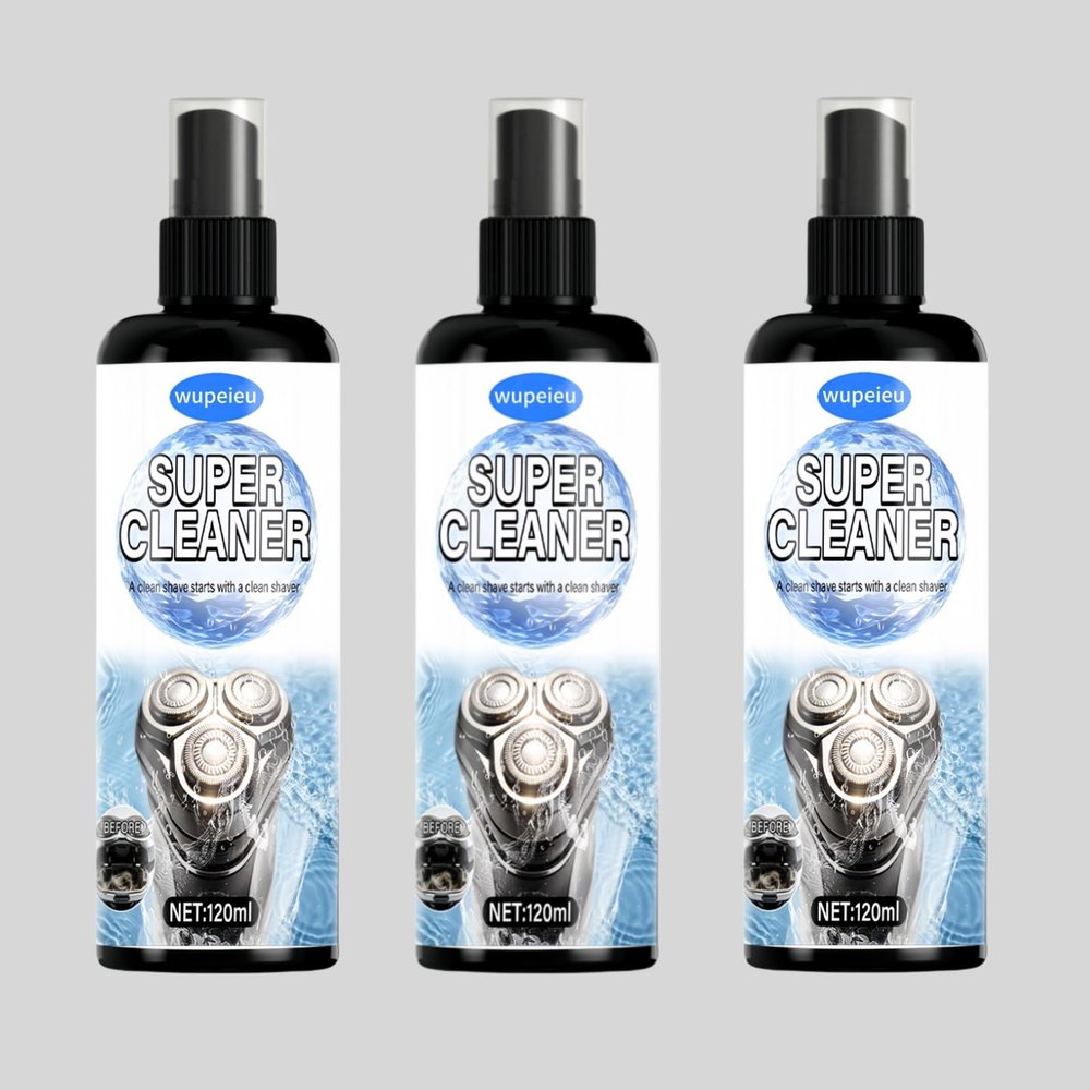 120ml Razor Cleaning Liquid Compatible With Braun S3 S5 S6 S7 S8 S9 CT Series, Cleans Your Shaver For Optimal Hygiene(3 pcs)