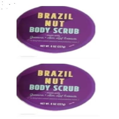 TradeJo Brazil Nut Body Scrub ~ Pack of 2 ~ TJs