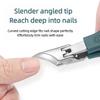 3 Pack Eagle Beak Nail Clippers for Thick Nails & Ingrown Toenails, Heavy Duty Stainless Steel Toenail Clippers for Seniors, Professional Curved Blade Nail Nipper Set for Thick Toenails (Black) view 3