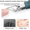 3 Pack Eagle Beak Nail Clippers for Thick Nails & Ingrown Toenails, Heavy Duty Stainless Steel Toenail Clippers for Seniors, Professional Curved Blade Nail Nipper Set for Thick Toenails (Black) view 4