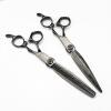 7 Inch Damascus Hair Cutting Shears, Professional Barber Scissors for Hairdressers, Sharp Steel Blades for Wet Dry Hair (Cutting) view 3