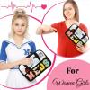 2 PCS Medicine Bag for Traveling Chenille Letter Patch Travel Meds Pouch view 3