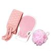 Body Scrubber Set, Exfoliating Bath Gloves and Shower Brush, Backs Massager for Deep Cleaning and Relaxation, 3-Piece Kit(Blue) view 2