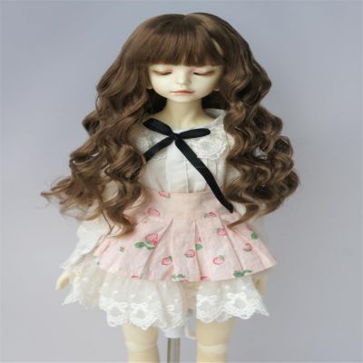 Jusuns JD853 9-10inch Instant noodle roll ion perm Yaki Soft wave BJD Doll Hair (Nut Brown #33, 7-8inch, 4 X 4)