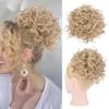 XUNTING Messy Bun Hair Piece for Women Ladies Fashion Wig Fluffy Curly Hair Bun Short Comb Ball Head Ponytail Extension Synthetic Hair Bun Piece(13) view 4