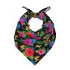 SVEFDOC Women Tropical Hawaiian Flower Headband Yoga Head Kerchief Sweat Band Fashion Neck Scarves Headdress for Party, Running Fitness Shower, Handbag Wrap Knotted Neckerchief view 1