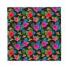 SVEFDOC Women Tropical Hawaiian Flower Headband Yoga Head Kerchief Sweat Band Fashion Neck Scarves Headdress for Party, Running Fitness Shower, Handbag Wrap Knotted Neckerchief view 3