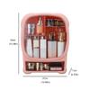 YHdtUO Makeup Organizer Wall Mounted Bathroom Cosmetics Storage Box with Drawer Transparent Seal Cover Skin Care Products Display Rack Shelf Cosmetics Storage Display Box C view 2