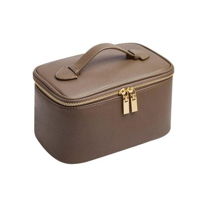 TEDILUVI Travel Makeup Bag Women's Portable Large Capacity Exquisite Handheld Cosmetics Storage Box