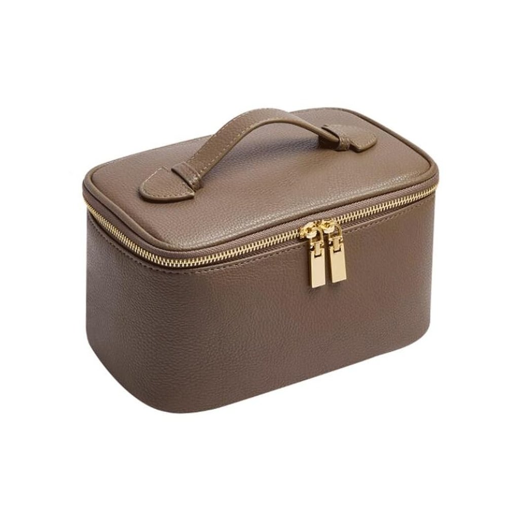 TEDILUVI Travel Makeup Bag Women's Portable Large Capacity Exquisite Handheld Cosmetics Storage Box