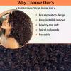 Burmese Curly Crochet Human Hair Chocolate Brown Pre-Separated Invisble Feather Seamless and Knotless Human Crochet Hair 18 Inch 120G 100 Strands for Women Soft Curly Pre Stretched Human Crochet Hair view 4