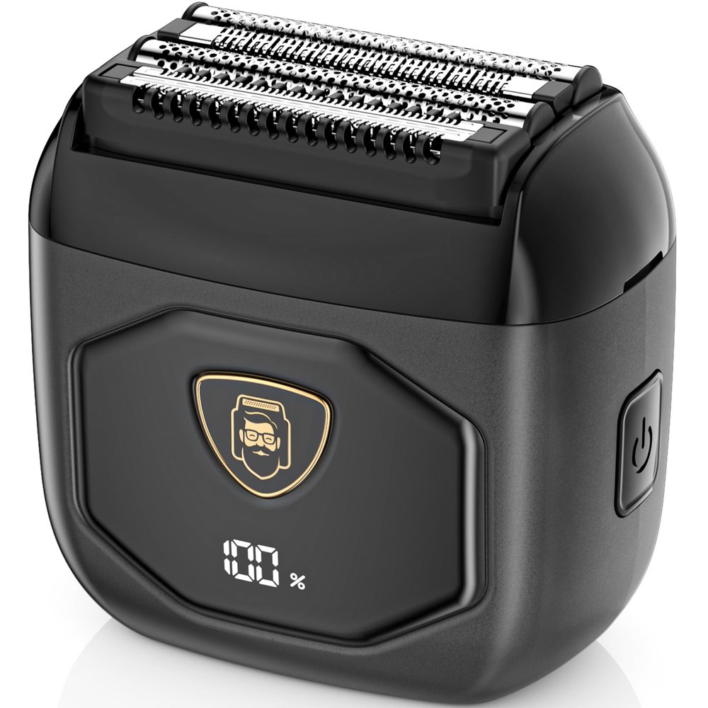 EchoByte Electric Foil Shaver for Men: Full-Metal Body & 4 Floating Blades