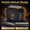 EchoByte Electric Foil Shaver for Men: Full-Metal Body & 4 Floating Blades view 2