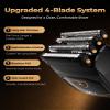 EchoByte Electric Foil Shaver for Men: Full-Metal Body & 4 Floating Blades view 4