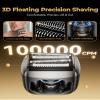 EchoByte Electric Foil Shaver for Men: Full-Metal Body & 4 Floating Blades view 3