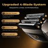 EchoByte Electric Foil Shaver for Men: Full-Metal Body & 4 Floating Blades view 4