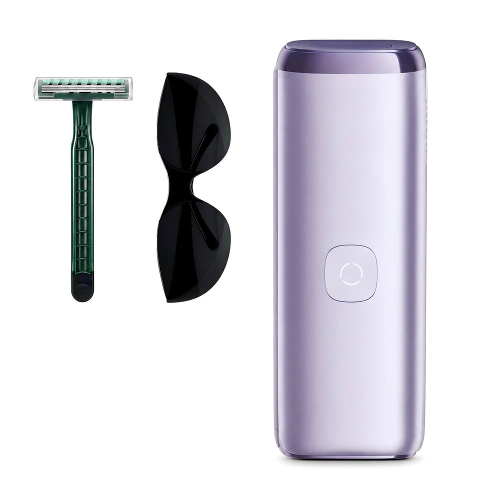 NICEBAY IPL Hair Removal Device for Women & Men, At-Home Laser Hair Removal with Sapphire Ice Cooling, 4 Levels, Auto Flash for Face & Body