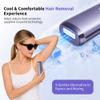 NICEBAY IPL Hair Removal Device for Women & Men, At-Home Laser Hair Removal with Sapphire Ice Cooling, 4 Levels, Auto Flash for Face & Body view 2