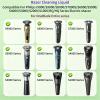 wupeieu Razor Cleaning Liquid Compatible With Philips All Series Electric Shavers, Deep Cleaning, Removes Odors, (3.38 Fl Oz) 100ml(2 PCS) view 3