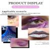Body Glitter Gel, Holographic Chunky Face Paint Glitter, Sparkling Mermaid Sequins Cosplay Makeup, Self-Adhesive Festival Rave Accessories for Hair Eye Lip Nails, Halloween Party Value Pack - 6PCS view 4