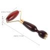 ARTIBETTER Facial Massage Tool for Eyes Facial Skin Care Massaging Tool with Brass Beads Wood Eye Puffiness Relief Roller SPA Travel Device view 2