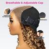 ISEE 9X6 Lace Highlight Ombre Burmese Curly Glueless Wig Human Hair 26 Inch view 3