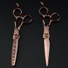 6 Inch Damascus Hair Cutting Shears Professional Barber Scissors for Salon Home Use with Sharp Stainless Steel Blades (Cutting) view 2