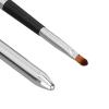 Halearo Lip Brush Set of 2, Ergonomic Compact Extended Lip Gloss Brush for Easy Cleaning, Ideal for Daily Makeup, Aluminum Material view 3