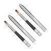 Halearo Lip Brush Set of 2, Ergonomic Compact Extended Lip Gloss Brush for Easy Cleaning, Ideal for Daily Makeup, Aluminum Material view 4