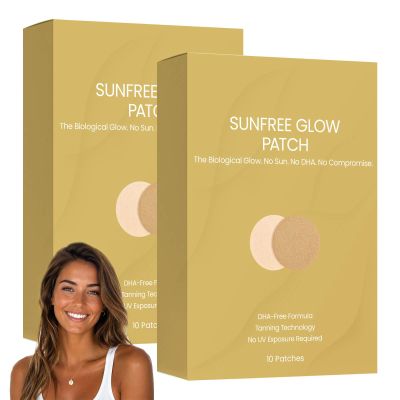 Sun Free Glow Microneedle Patch Sunless Tanning Patches, 2 Boxes / 20Pcs