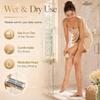 UpperX Electric Razors for Women, Waterproof Women Shaver for Body Trimmer with LED Display, USB-C Rechargeable Pubic Hair Bikini Trimmer for Women Private Area, Face Underarms Legs, 2 Extra Heads view 4