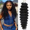 Eayon Human Crochet Hair for Miracle Knots Deep Wave NC 16" 200 Strands view 1