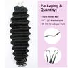 Eayon Human Crochet Hair for Miracle Knots Deep Wave NC 16" 200 Strands view 2
