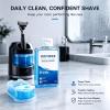 Compatible with Braun 3/5/7/9, CCR2/CCR4 Shaving Razor Cleaning Fluid Refill Set, 300mlX1/170mlX3 Residue Removal, Lubricates and Maintains Blades view 4