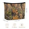 Supdreamc Toiletry Bag Holder Portable Gift for Ladies Women Large Capacity Hunting Camo Tree Leaf Travel Makeup Train Case for Cosmetics Digital Accessories Fashion Travel Bag view 2