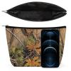Supdreamc Toiletry Bag Holder Portable Gift for Ladies Women Large Capacity Hunting Camo Tree Leaf Travel Makeup Train Case for Cosmetics Digital Accessories Fashion Travel Bag view 3