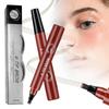 2026 Upgrad Microblading Eyebrow Pencil 4Tip Waterproof Contouring Pen for Natural Brows, Precise Brow Maker for Beginners (Red Brown) view 1