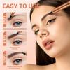 2026 Upgrad Microblading Eyebrow Pencil 4Tip Waterproof Contouring Pen for Natural Brows, Precise Brow Maker for Beginners (Red Brown) view 2