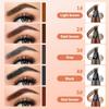 2026 Upgrad Microblading Eyebrow Pencil 4Tip Waterproof Contouring Pen for Natural Brows, Precise Brow Maker for Beginners (Red Brown) view 4