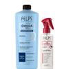 Felps Professional mega Zero Sensitive Nanoplastia Thermal Sealing, 1L with Liss Express Heat Protector Spray, 7.78 fl oz view 1