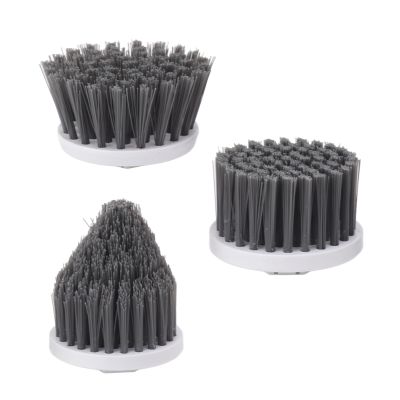 Yosoo Spin Scrubber Replacement Brush Head 3PCS Electric Spin Scrubber Accessories Compatible with Cordless for Bathroom Kitchen Tile Grout Cleaning (Small Disc, Large Disc, Pointy)
